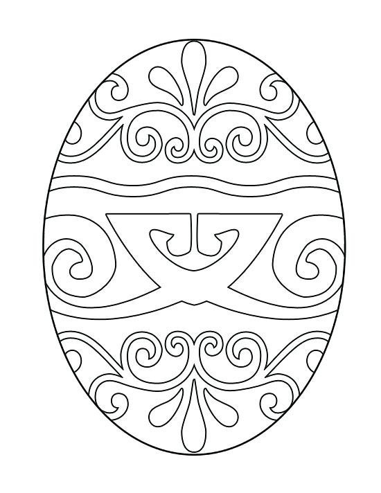 550x712 Easter Egg Coloring Sheets Free Printable