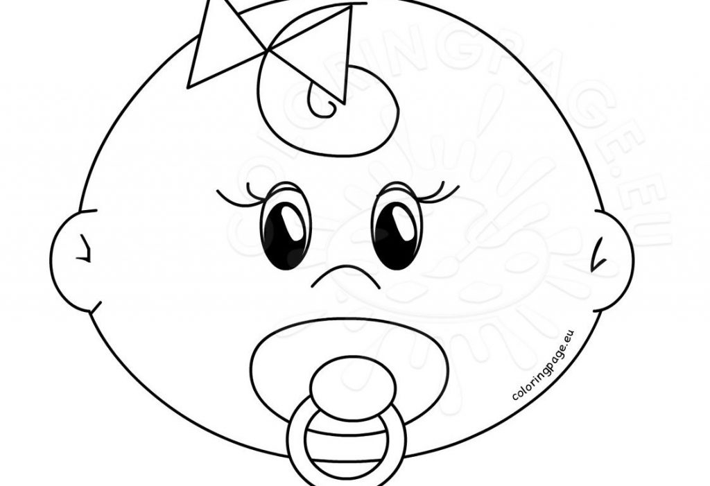 1024x701 Blank Face Coloring Page