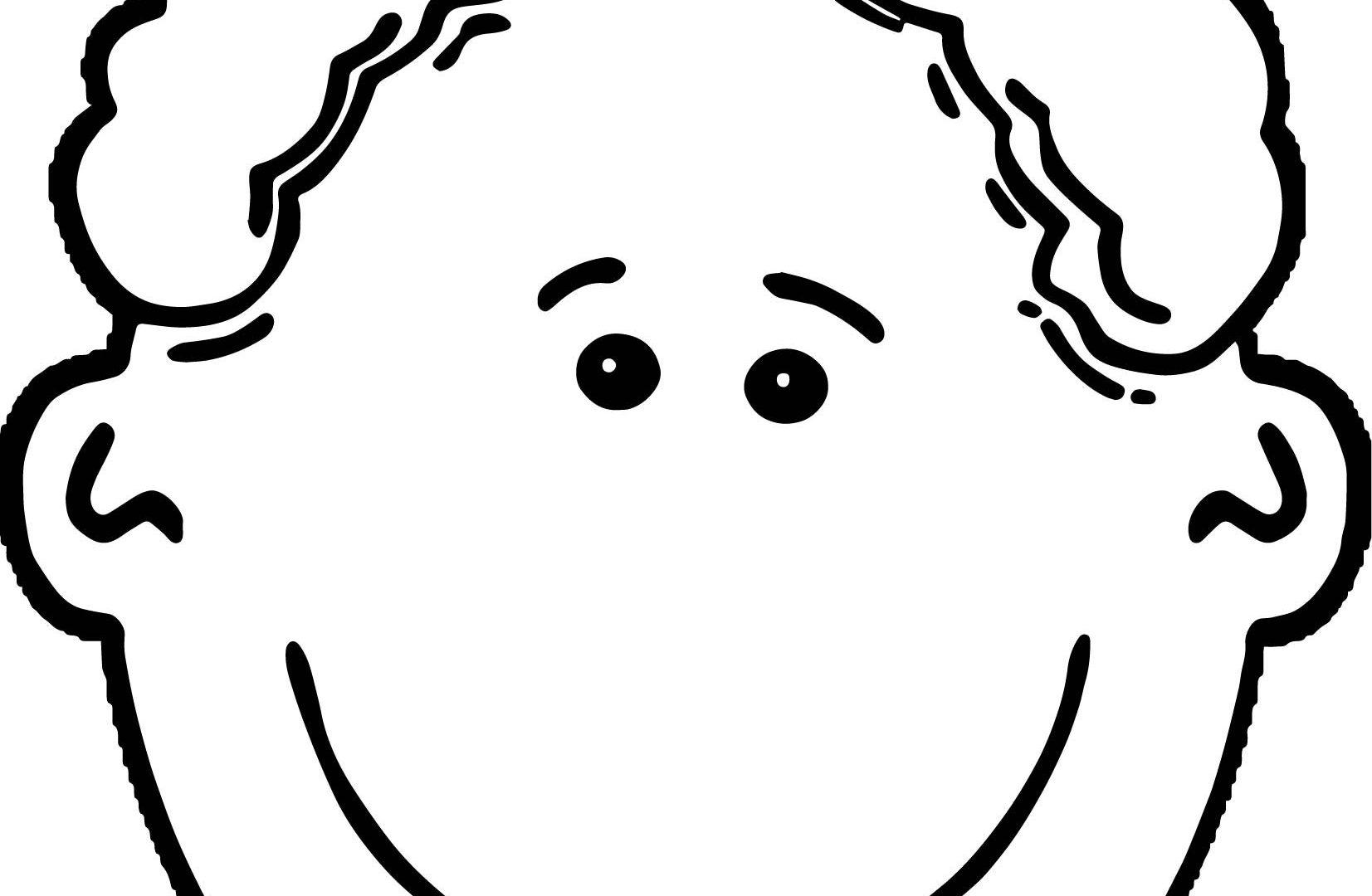 1653x1080 Stunning Blankoloring Page Printable Pageshildlown Girl Blank Face