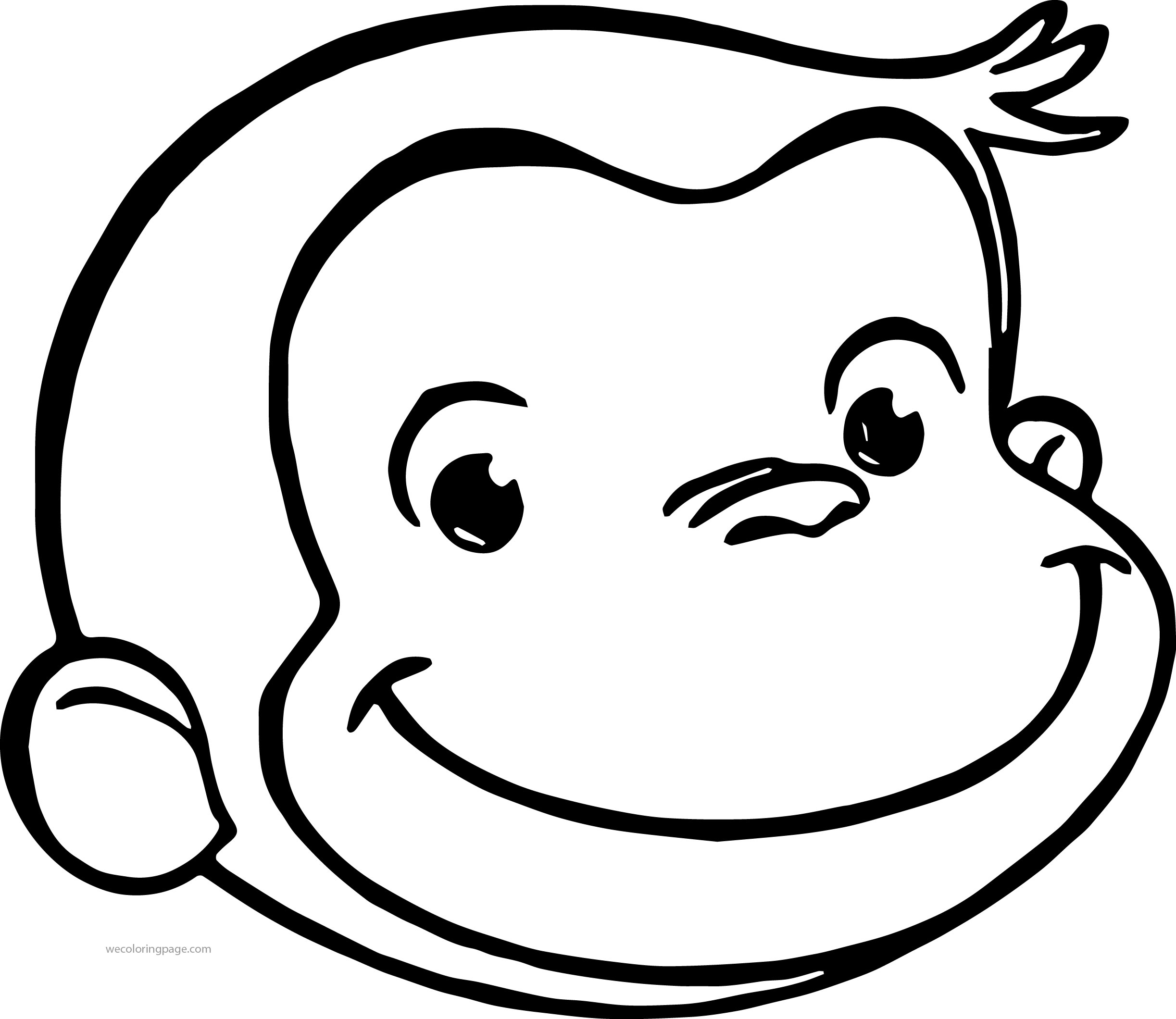 2446x2120 Unique Blank Face Coloring Page For Kids
