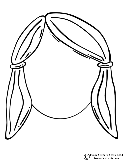 500x647 Blank Face Coloring Page