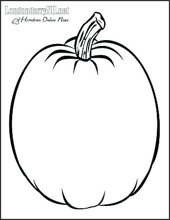 348x450 Blank Pumpkin Coloring Pages Pumpkin Coloring Sheets Printable