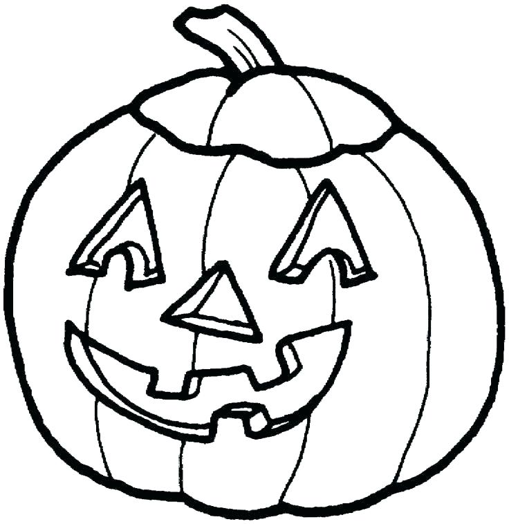 736x758 Blank Pumpkin Coloring Pages To Print Color Page Pumpkins B