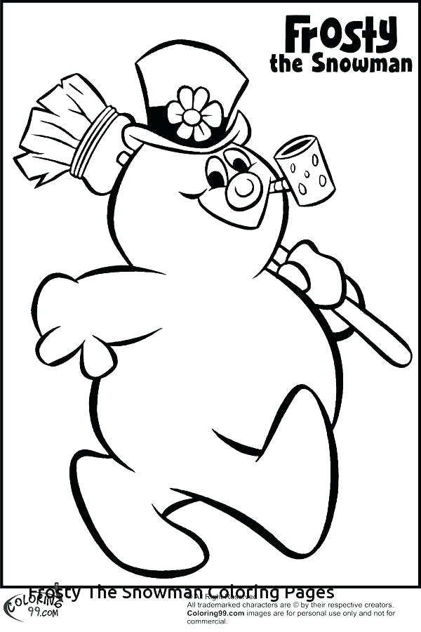 600x900 Snowman Pictures To Color Blank Snowman Coloring Page Together