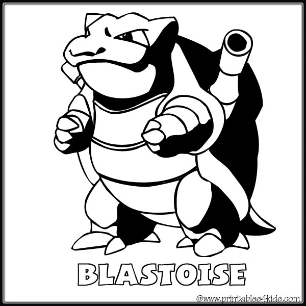 600x600 Pokemon Coloring Pages Blastoise Pokemon Coloring Pages Mega