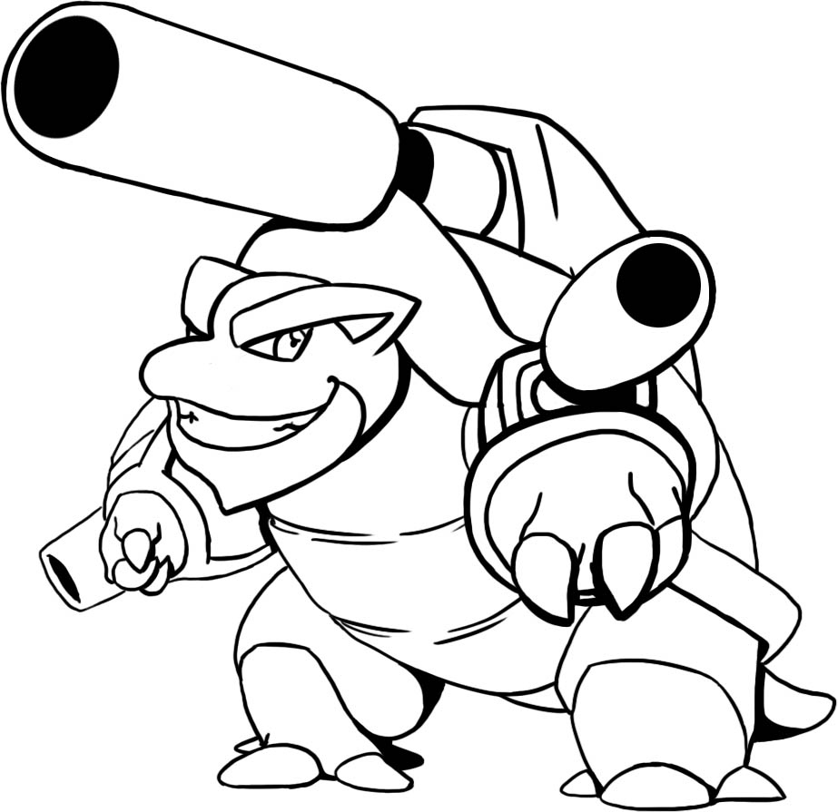 923x895 Unsurpassed Pokemon Blastoise Coloring Page El