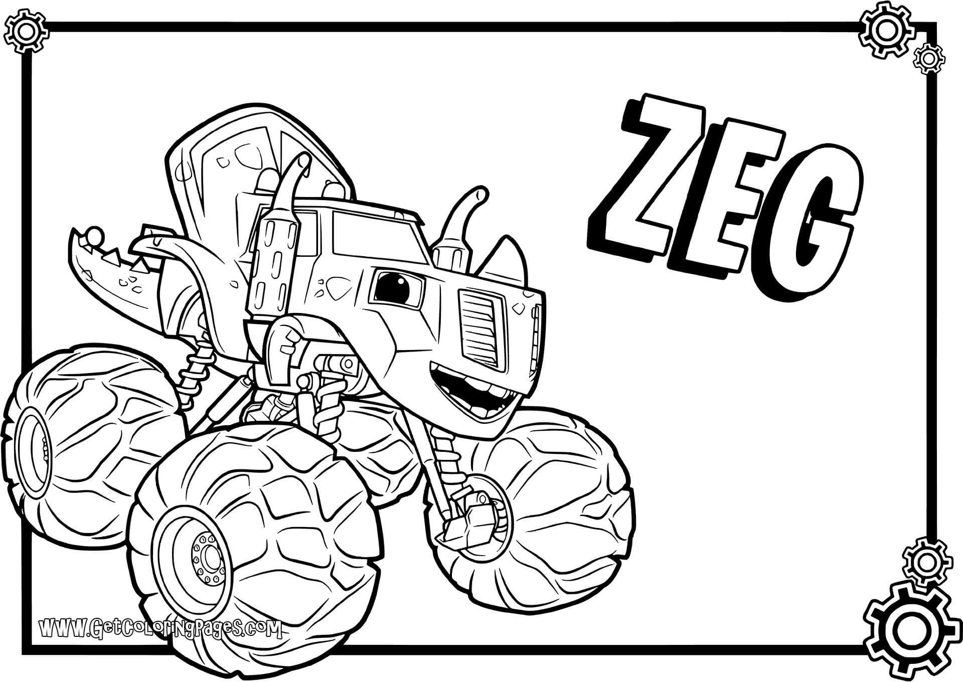 1920x1360 Blaze And The Monster Machines Printable Coloring Pages Download