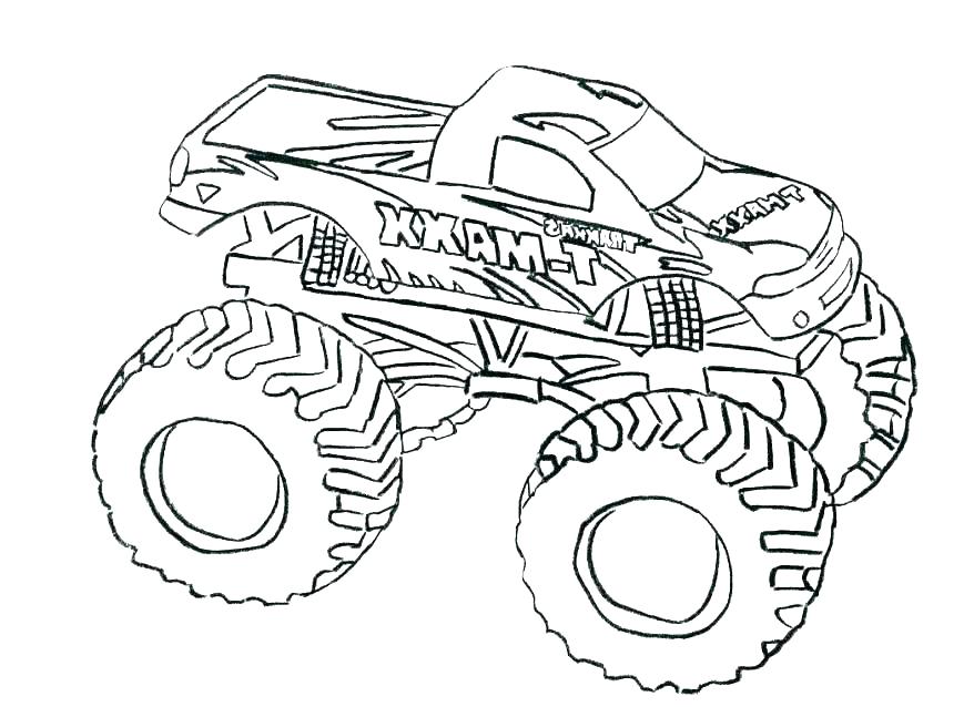 878x638 Printable Monster Truck Coloring Pages S S Blaze And The Monster