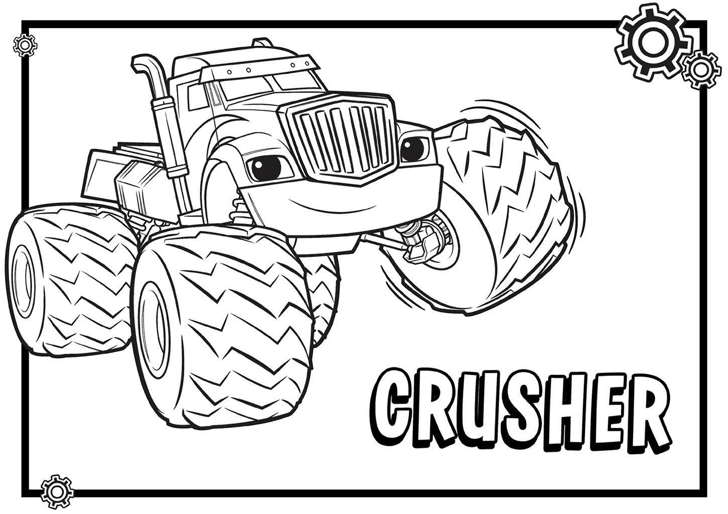 The best free Crusher coloring page images. Download from 13 free ...