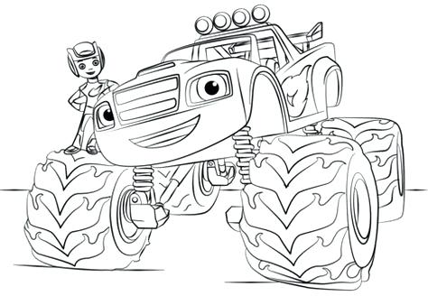 474x328 Monster Machine Coloring Pages Blaze Cookie Designs Monster