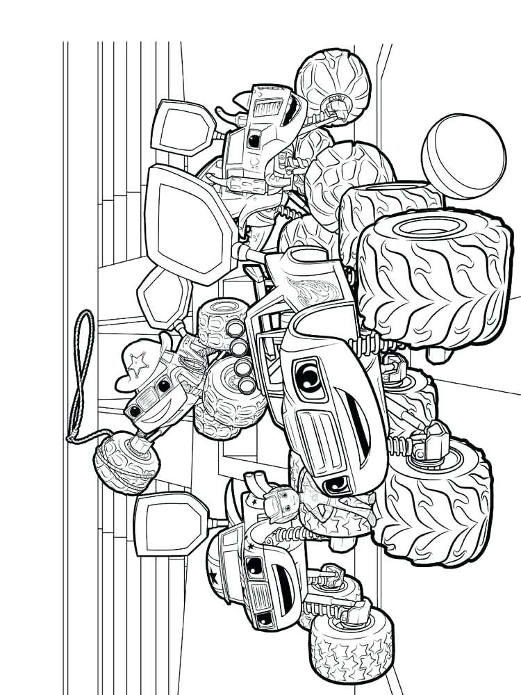 750x1000 Blaze And Monster Machine Coloring Pages Also Blaze