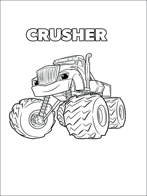 568x758 Idea Blaze The Monster Machine Coloring Pages Or Blaze