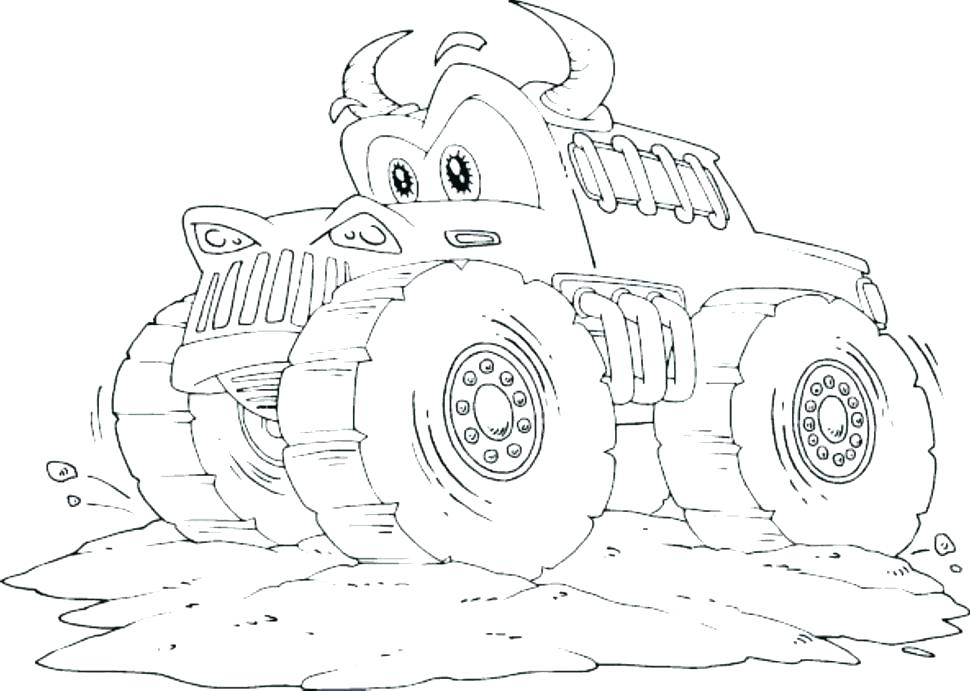 970x691 Blaze Monster Truck Printable Coloring Pages Color Batman Draw