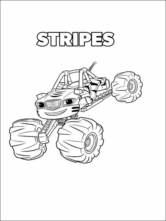 568x758 Blaze And The Monster Machines Coloring Pages