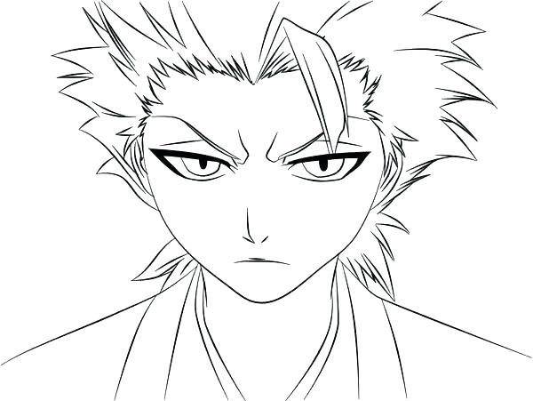 600x451 Bleach Color Pages Bleach Anime Coloring Pages Angry Art Paper