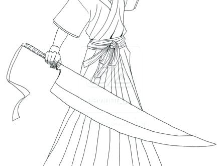 440x330 Ichigo Coloring Pages Bleach Coloring Pages Ichigo Kurosaki