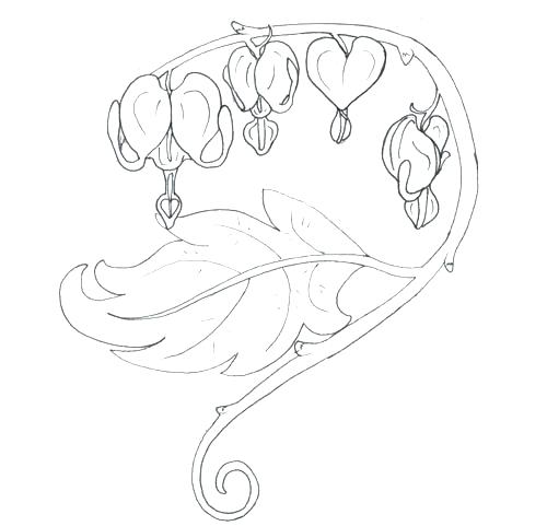 500x481 Hearts And Flowers Coloring Pages Hearts Flowers Coloring Pages