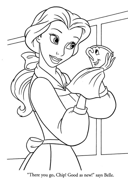 500x723 Disney Princess Coloring Pages