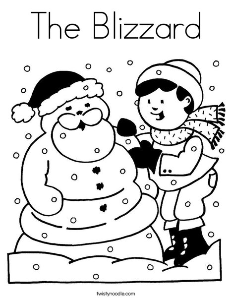 468x605 The Blizzard Coloring Page