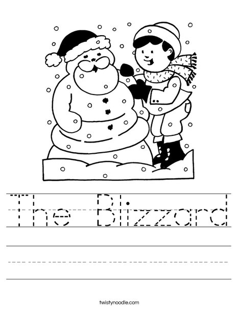 468x605 The Blizzard Worksheet