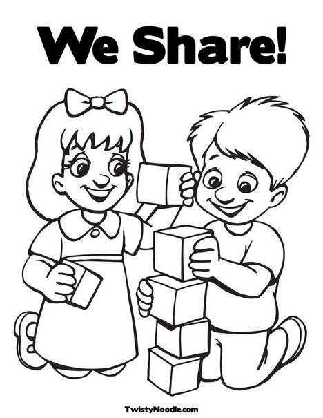 468x605 Preschool Friends Coloring Pages
