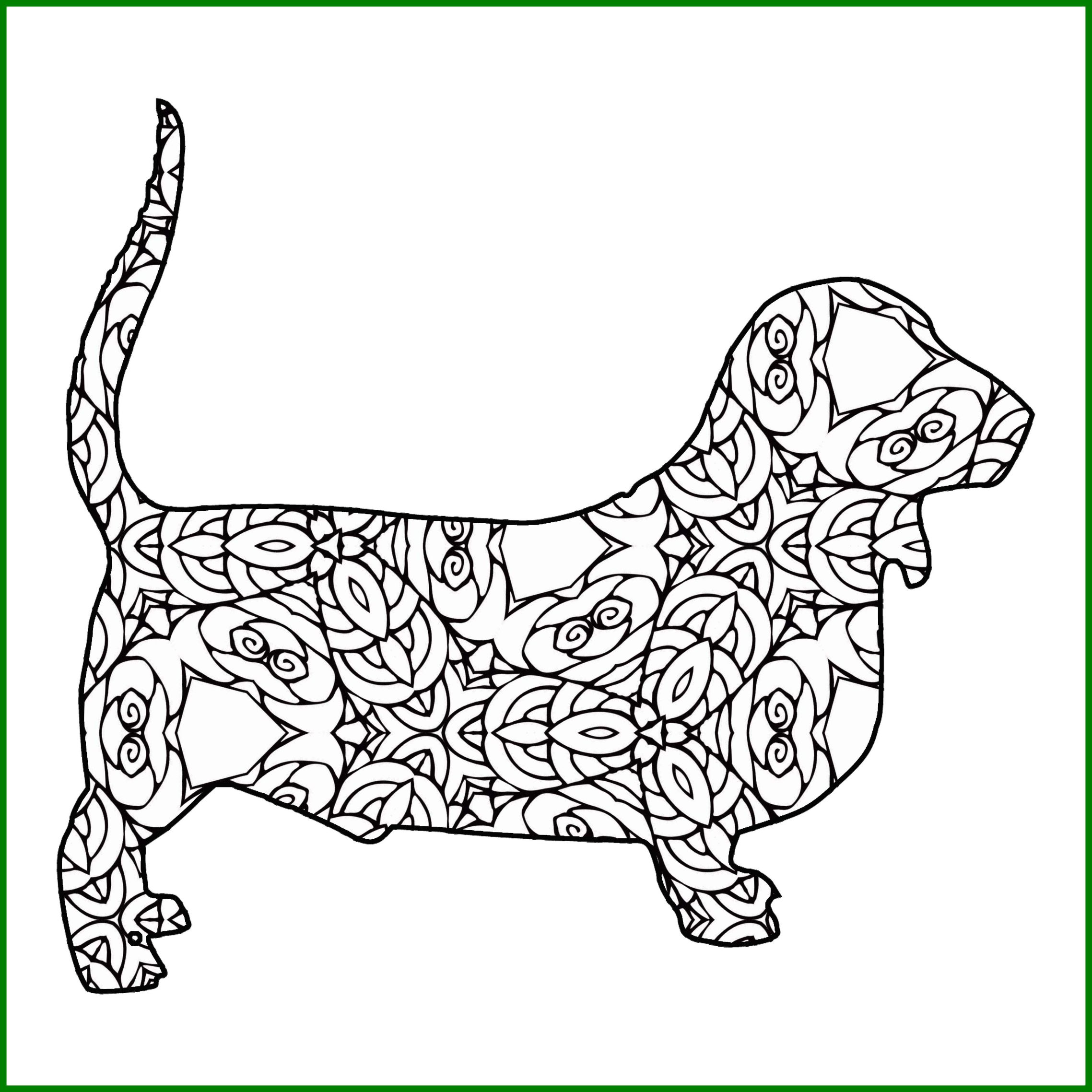 2277x2277 Stunning Best Of Coloring Pages Hound Dogs Leri Co Bloodhound