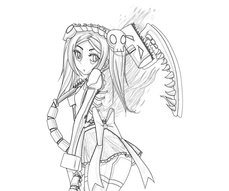 800x667 Skullgirls Bloody Marie Face Mario