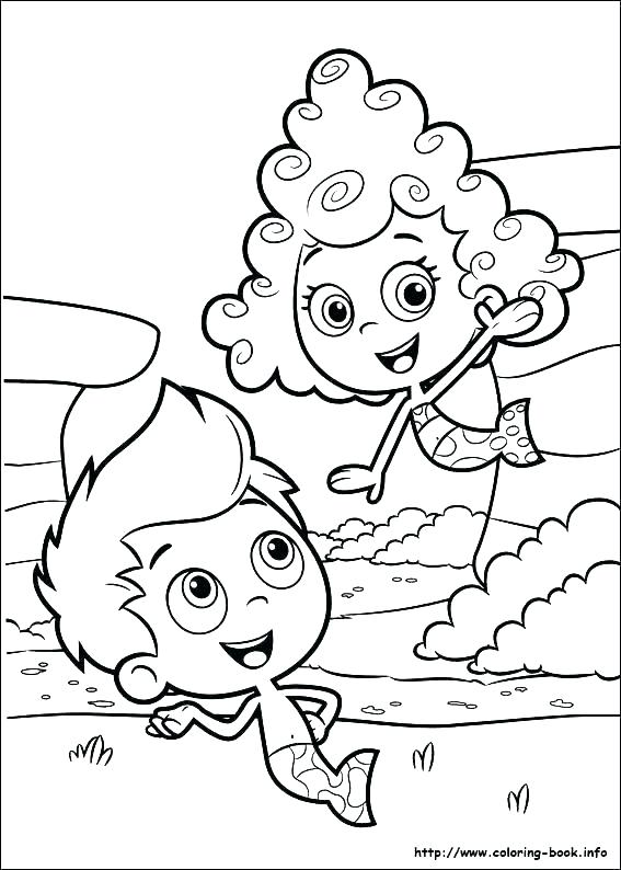 567x794 Bubbles Coloring Pages Bubbles Coloring Pages Bubble Guppies