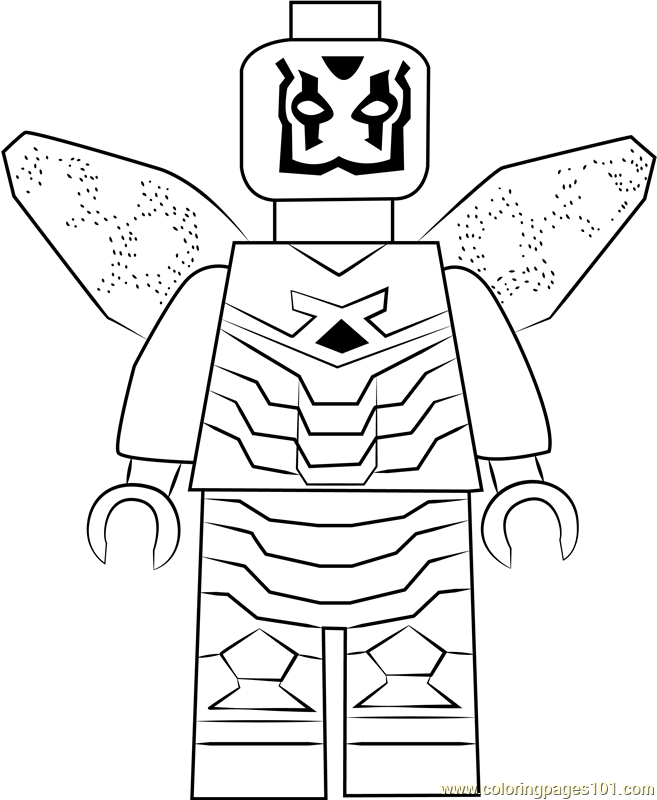 657x800 Lego Blue Beetle Coloring Page