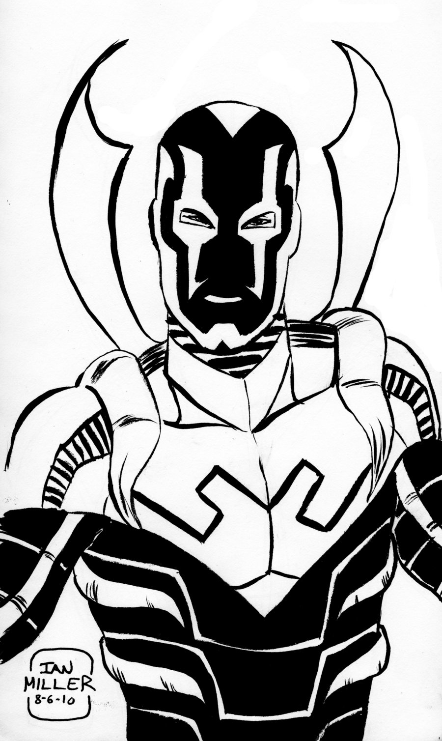 900x1508 Old Fashioned Blue Beetle Coloring Pages Illustration