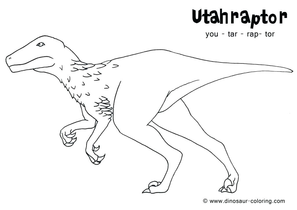 1024x725 Velociraptor Printable Coloring Pages