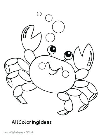 363x470 Crab Coloring Page