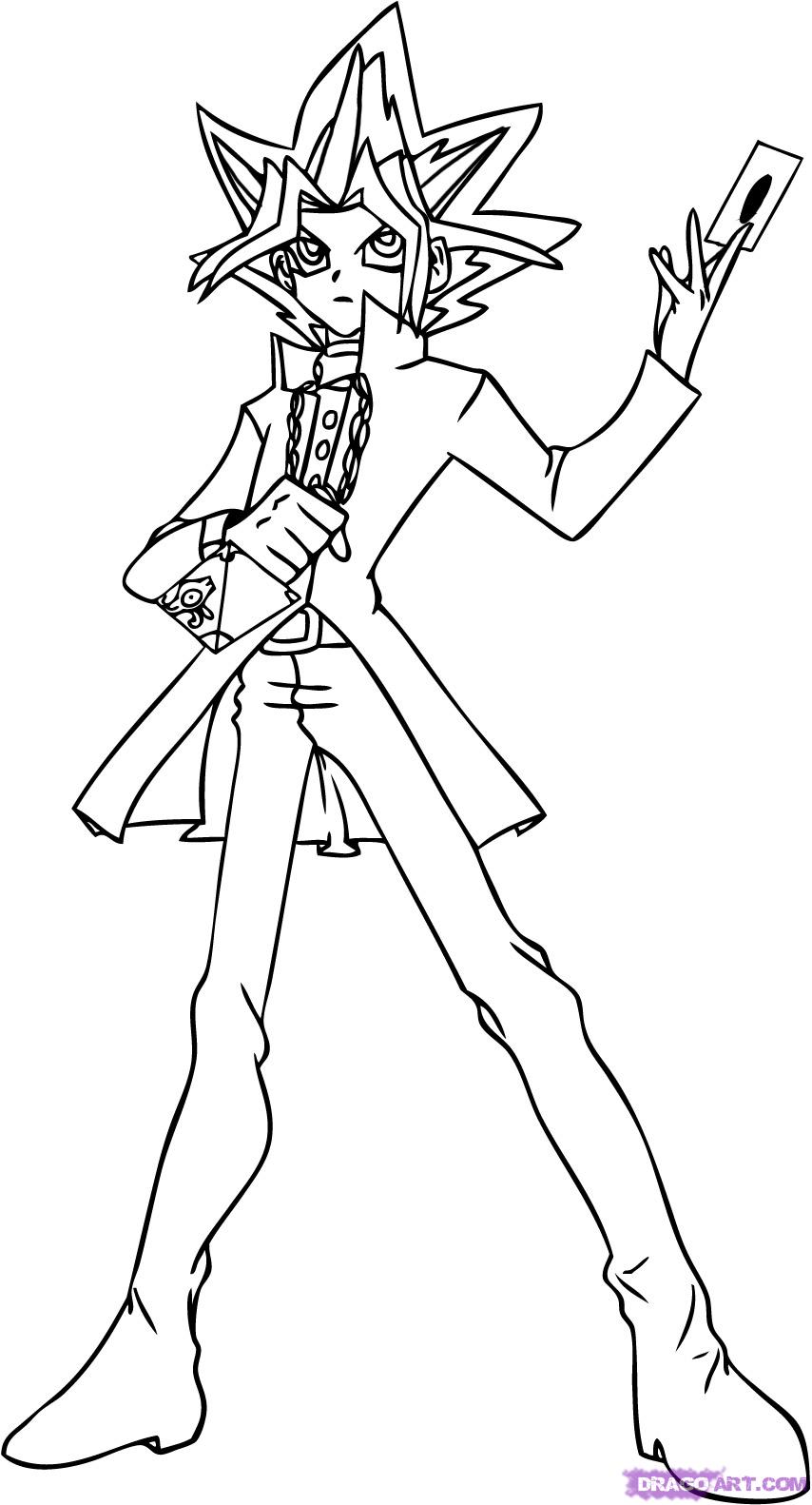 854x1582 Yu Gi Oh Coloring Page Coloring Pages Of Epicness