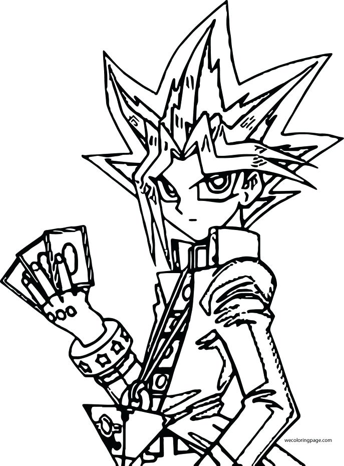 687x930 Yugioh Coloring Pages