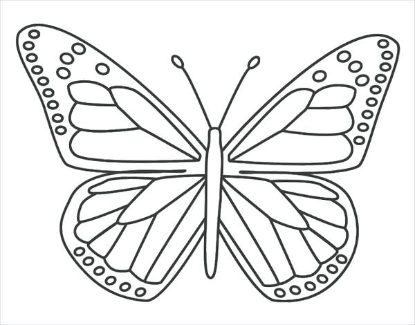 600x470 Coloring Page Of Butterfly Free Coloring Pages Of Butterflies Free