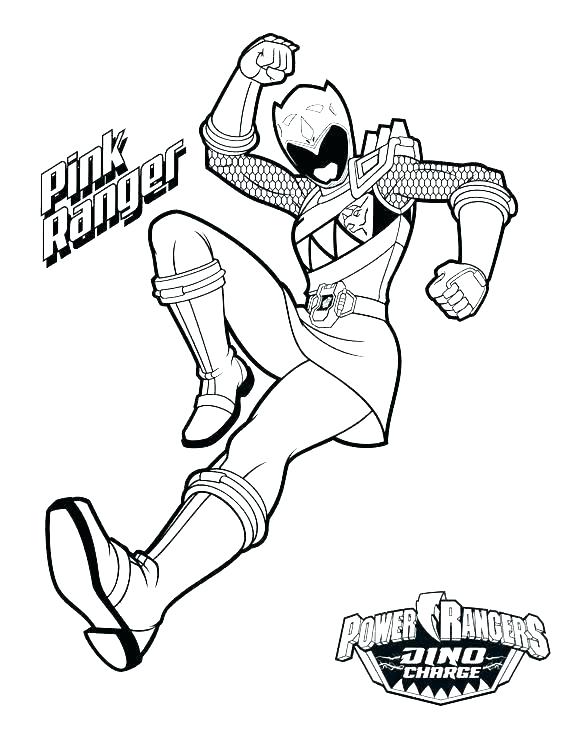 564x729 Power Rangers Coloring Sheet