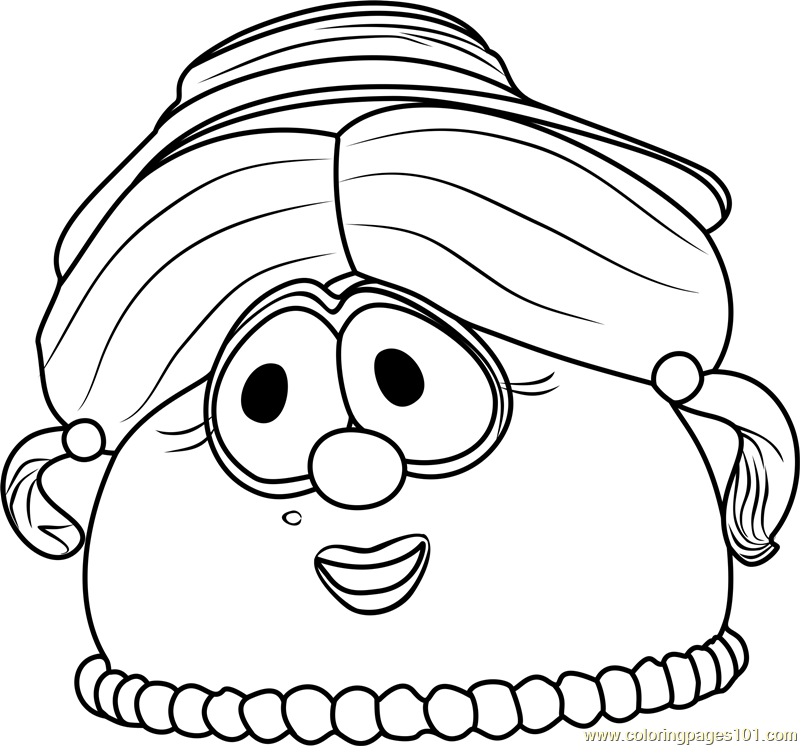 800x746 Madame Blueberry Coloring Page