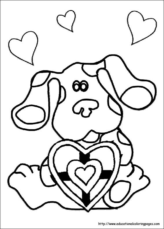 567x794 Blues Clues Coloring Book