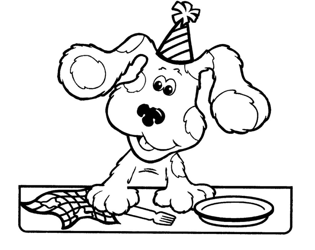 1024x812 Blues Clues Coloring Pages