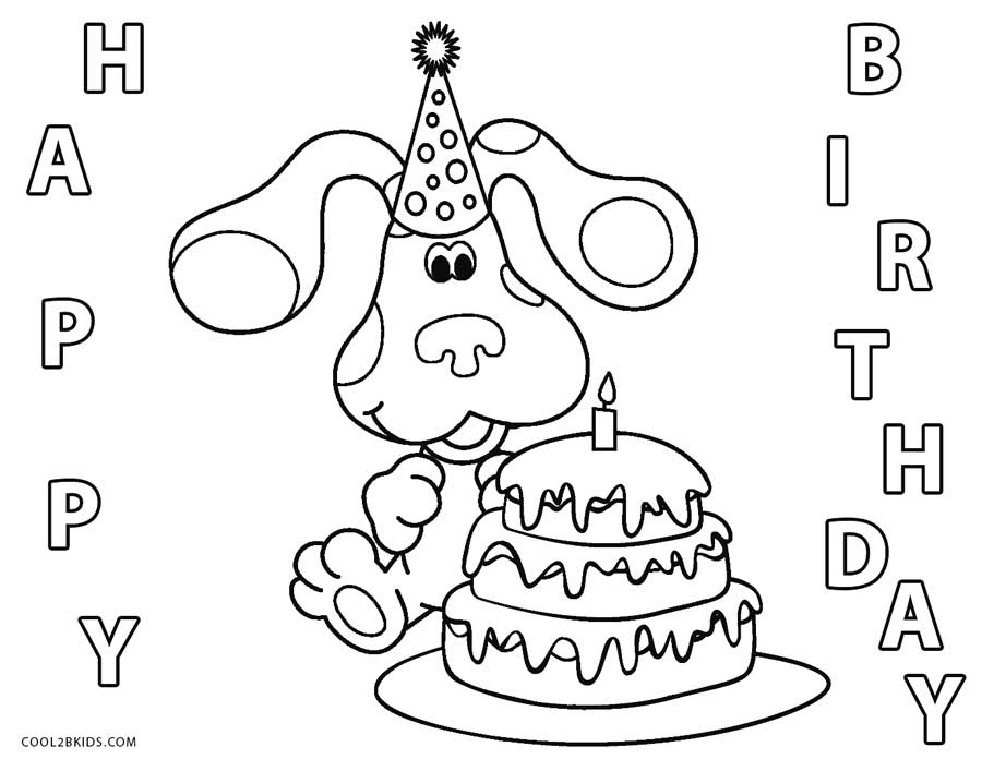 900x696 Free Printable Blues Clues Coloring Pages For Kids