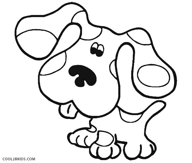 670x569 Blues Clues Coloring Pages Discover All