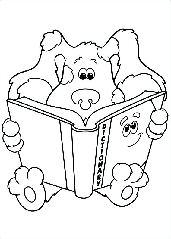 567x794 Blues Clues Coloring Pages Blue Clues Coloring Pages Top Rated
