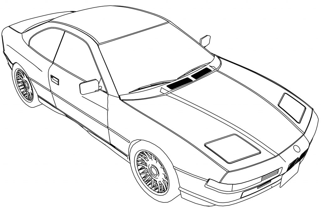 1024x664 Bmw Car Coloring Page Wecoloringpage