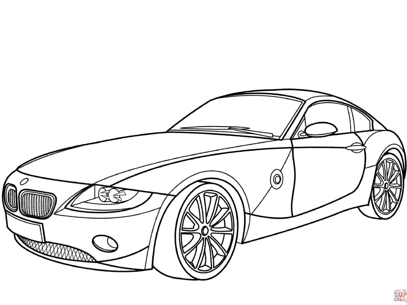 1400x1050 Bmw Coupe Coloring Page Free Printable And Other Series