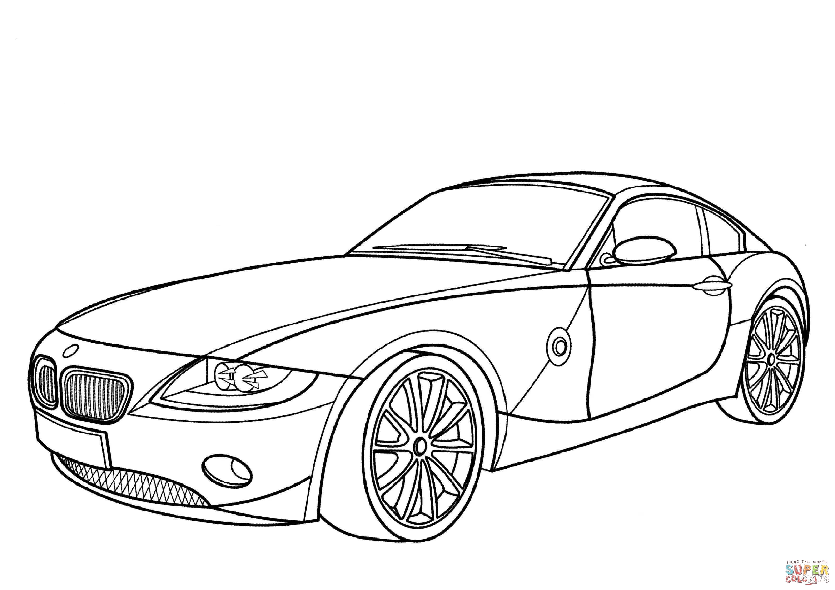 3508x2480 Super Car Bmw Coloring Page For Kids Lovely Bmw Coloring Pages