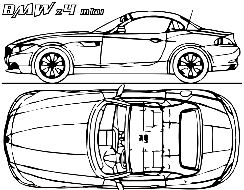 966x750 Bmw Concept Car Coloring Page Coloring Book