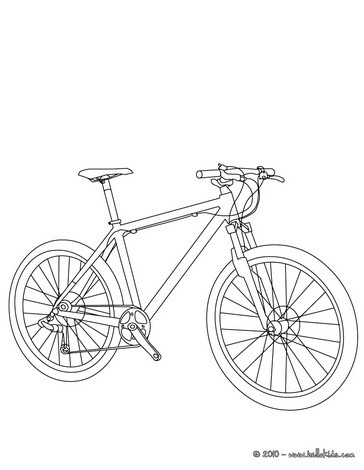 364x470 Mountain Bike Coloring Pages