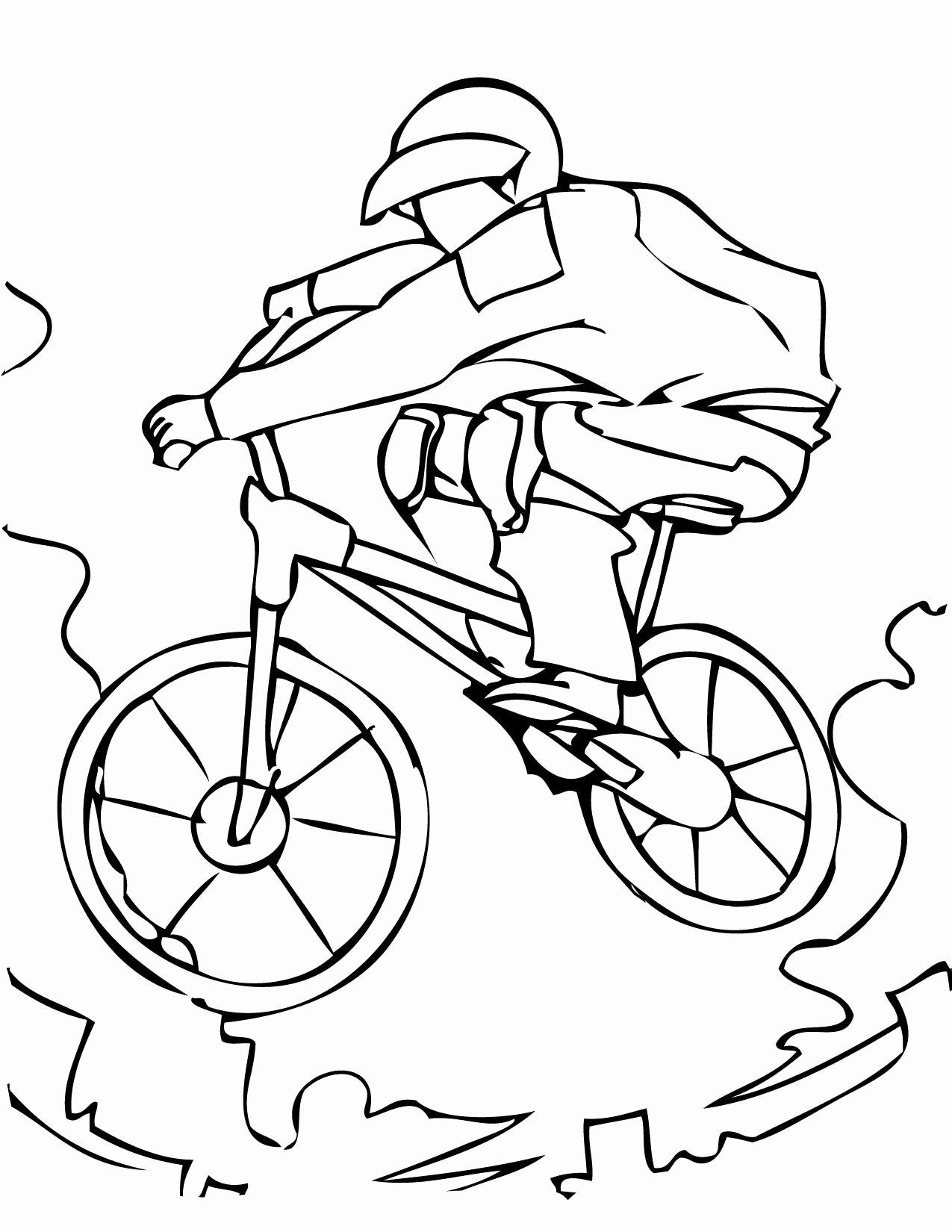 1275x1650 Unique Bicycles Coloring Pages Design Printable Coloring Sheet