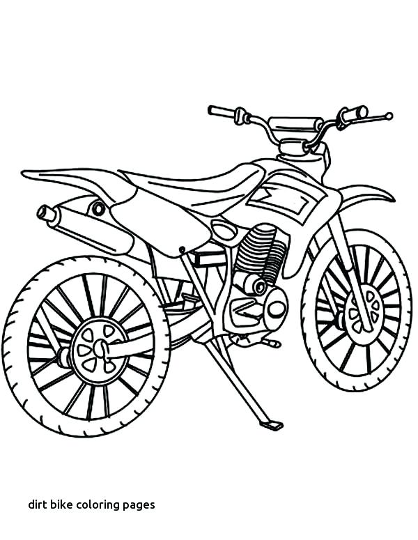 600x775 Bike Coloring Pages How Draw Dirt Bike Coloring Page How