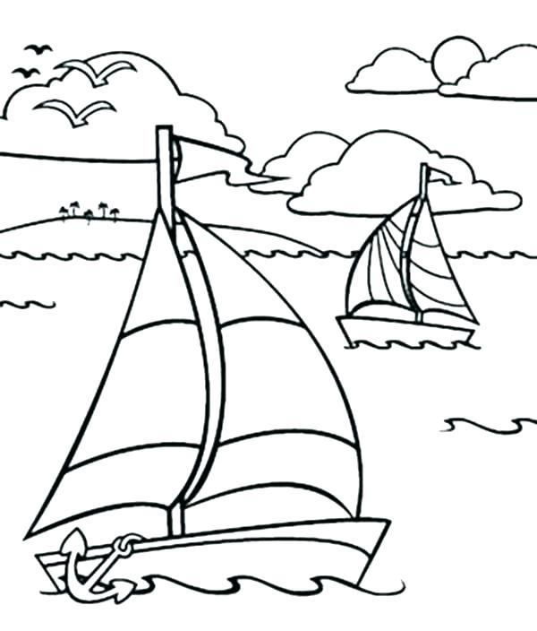 Boat Coloring Pages For Kids at GetDrawings | Free download